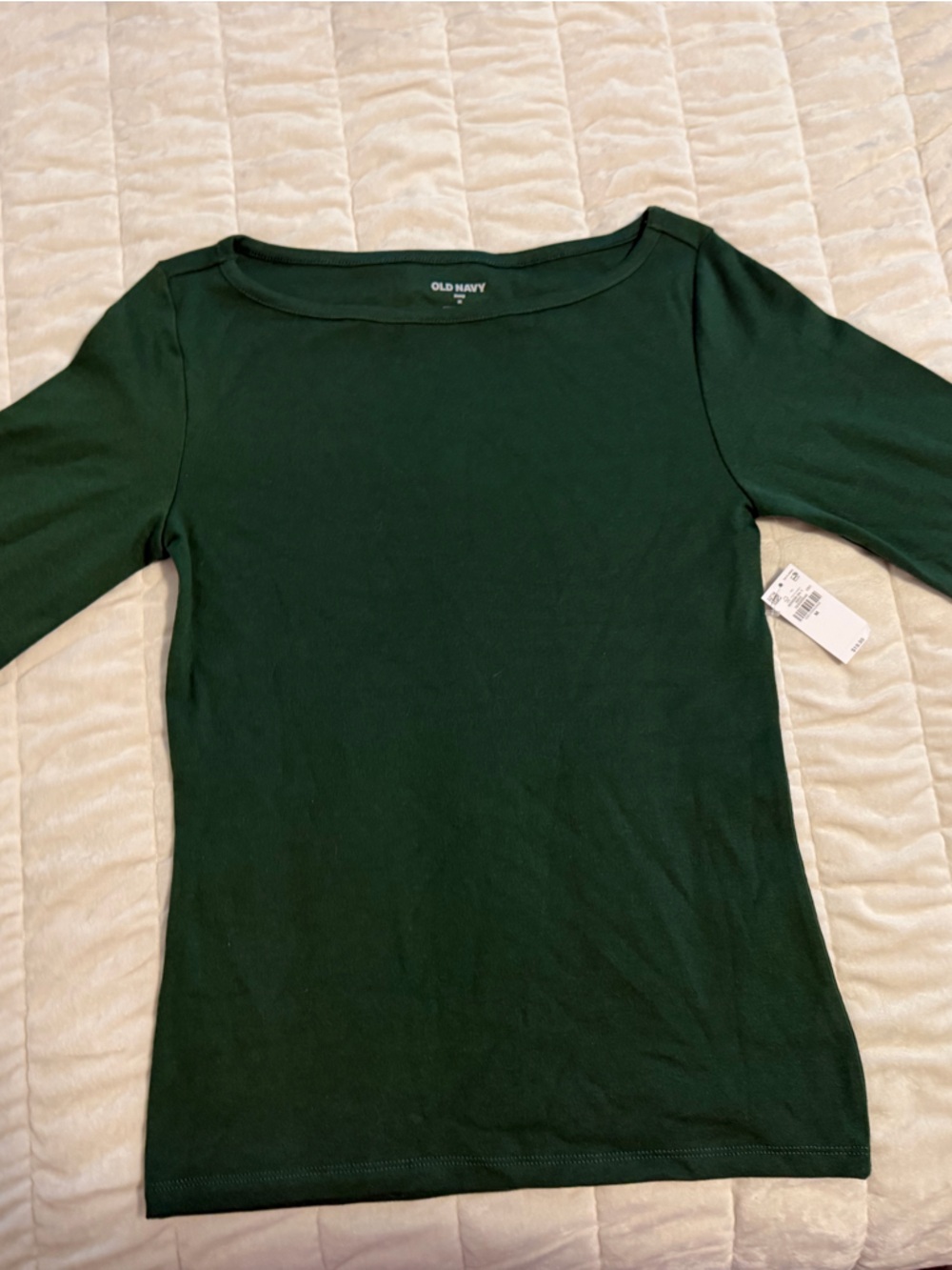 Old Navy Dark Green Long Sleeve Tee